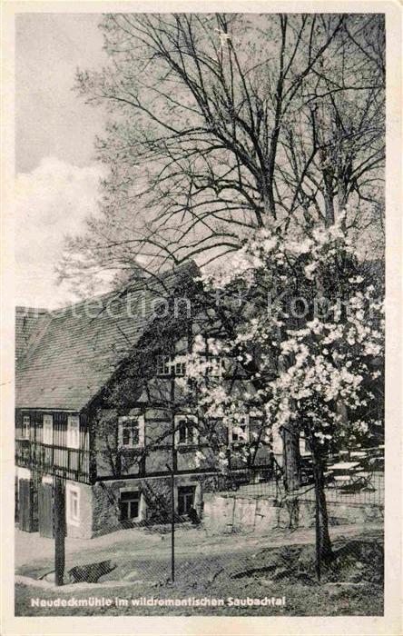 Wilsdruff Neudeckmühle Saubachtal