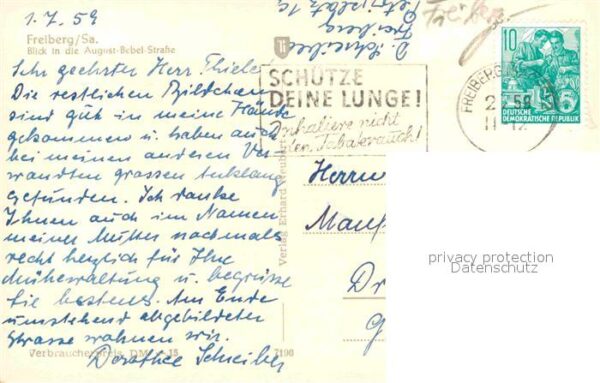Freiberg Sachsen August Bebel Straße – Bild 2