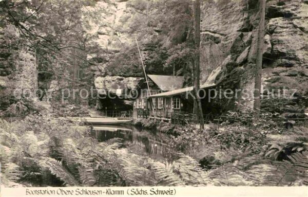 Kirnitzschtal Bootstation Obere Schleusenklamm