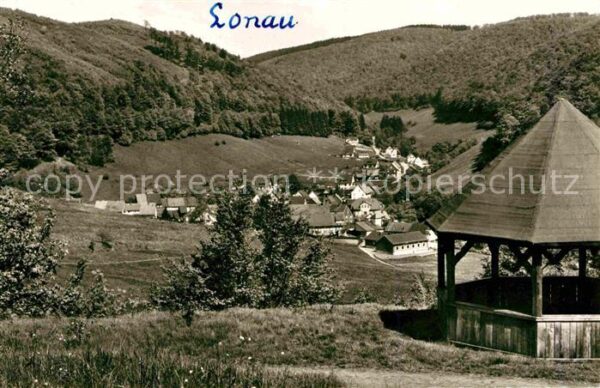 Lonau Blick vom Heuer Panorama