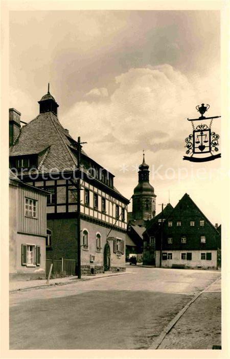 Geising Erzgebirge Fachwerkhaus Kirche