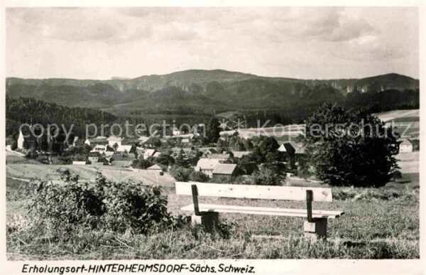 Hinterhermsdorf Erholungsort Panorama