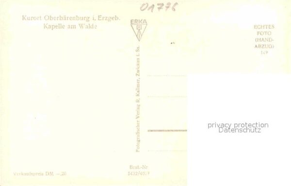 Oberbaerenburg Baerenburg Kapelle am Wald – Bild 2
