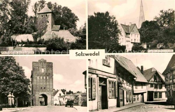 Salzwedel Alte Burgmauer Hungerturm Probstei Mari