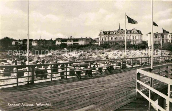 Ahlbeck Ostseebad Seebrücke Ortsansicht