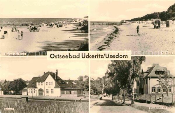 Usedom Ueckeritz Strand Bahnhof Strandstraße S