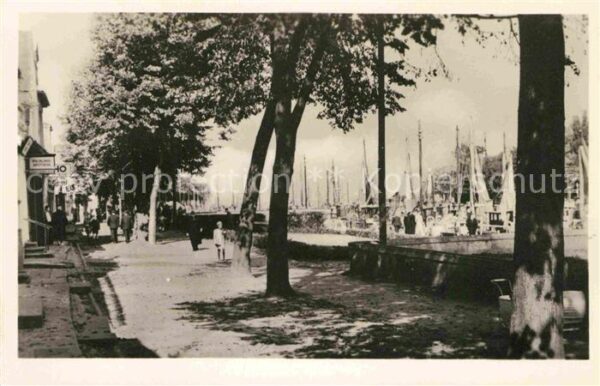 Warnemuende Ostseebad Hafenstraße Segelschiffe