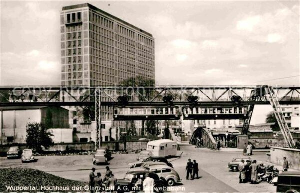Wuppertal Schwebebahn Hochhaus Glanzstoff AG
