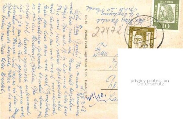 Cuxhaven Doese Nordseebad Duhnen Radarturm Sturmflut Hanseatic Br – Bild 2