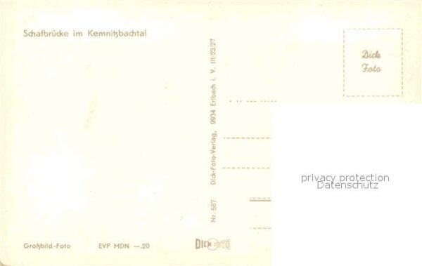 Vogtland Region Schafbrücke Kemnitzbachtal – Bild 2