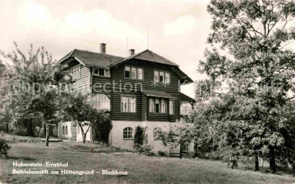 Hohenstein-Ernstthal Bethlehemstift Hüttengrund Blockhaus