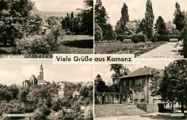 Kamenz Sachsen Hutberg Rosengarten Lessinghaus Reinhar