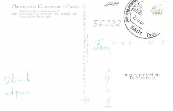 Hatzenport Winzerverein Kirche Weinfass – Bild 2