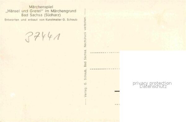 Bad Sachsa Harz Märchengrund Märchenspiel Hänsel und Gr – Bild 2