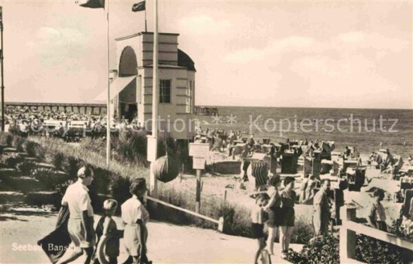 Bansin Ostseebad Strand Körbe