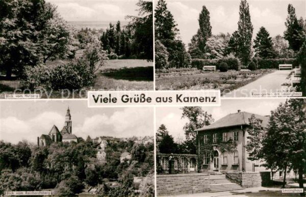 Kamenz Sachsen Rosengarten Kirche Lessinghaus