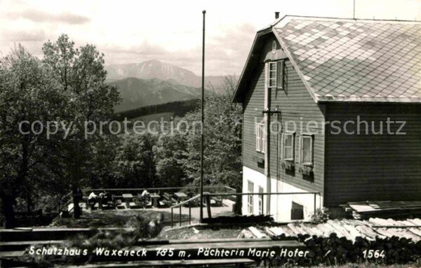 Pernitz Niederoesterreich Schutzhaus Waxeneck