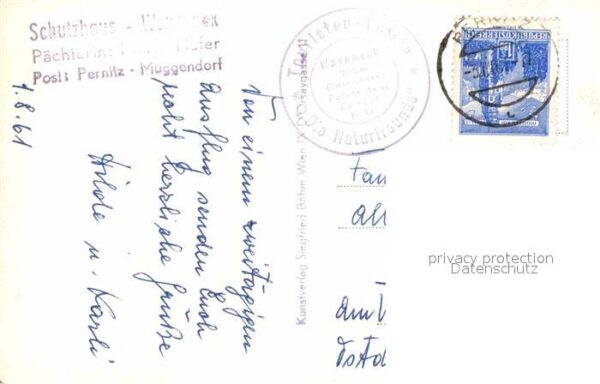 Pernitz Niederoesterreich Schutzhaus Waxeneck – Bild 2
