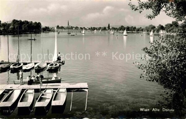 Wien Alte Donau Segelschiffe Hafen