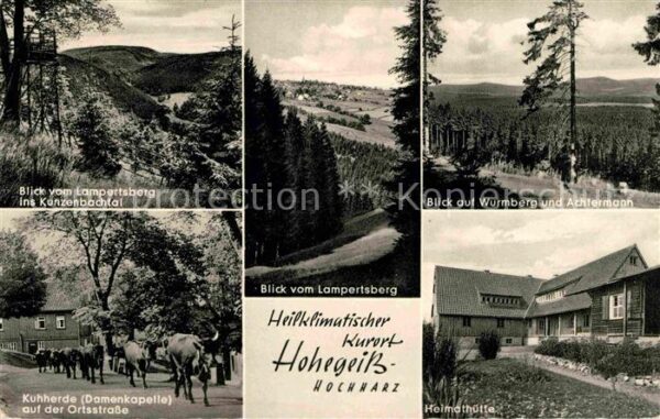 Hohegeiss Harz Lampertsberg Heimathütte Wurmberg Achte