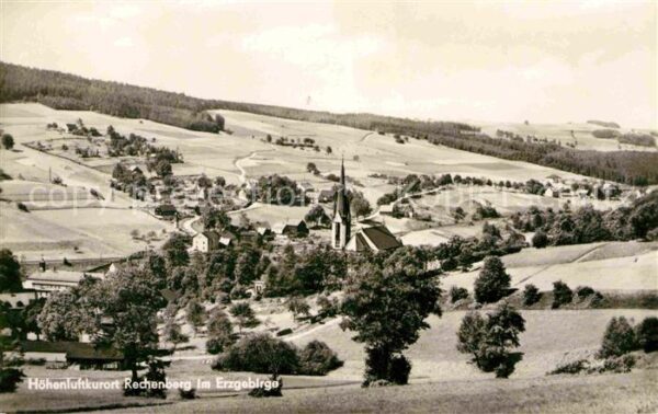 Rechenberg-Bienenmuehle Osterzgebirge Kirche Panorama