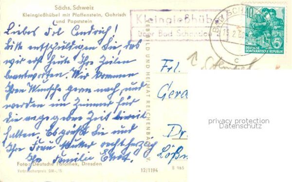 Kleingiesshuebel Pfaffenstein Gohrisch Papststein – Bild 2