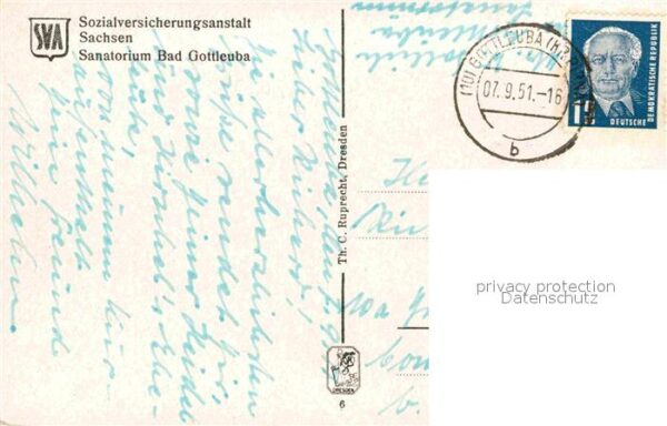 Gottleuba-Berggiesshuebel Bad Sanatorium SVA – Bild 2