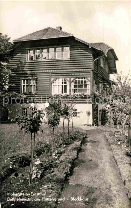 Hohenstein-Ernstthal Bethlehemstift Hüttengrund Blockhaus
