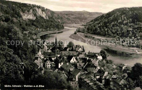 Wehlen Sachsen Elbe Fähre