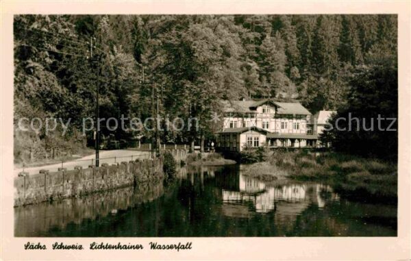 Lichtenhain Sebnitz Wasserfall Gaststätte