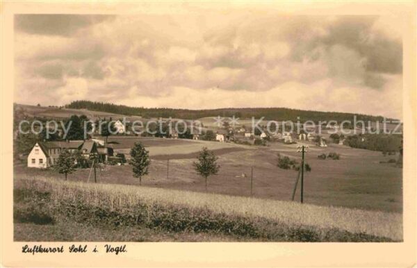 Sohl Bad Elster Panorama Luftkurort