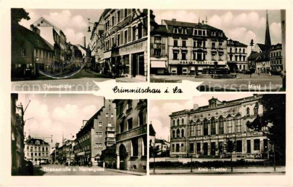 Crimmitschau MarktThiemestraße Herrengasse Kreis The
