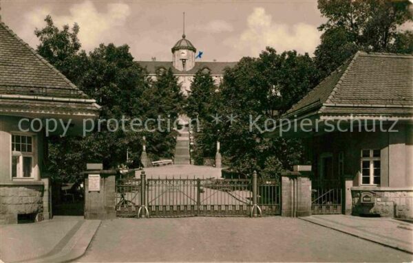 Bad Gottleuba-Berggiesshuebel Sanatorium Eingang Kurhaus