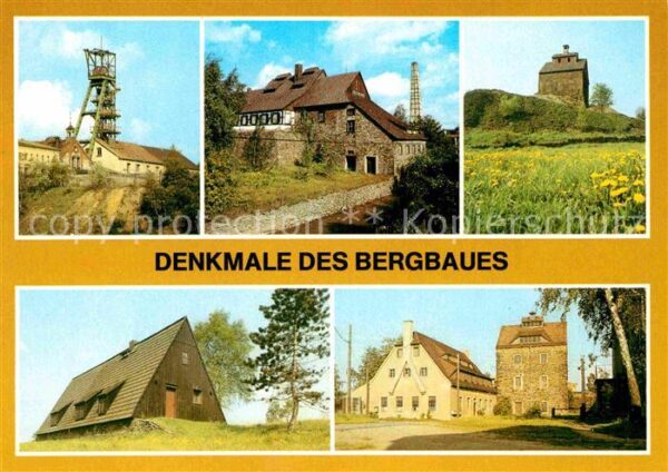 Freiberg Sachsen Förderturm Kesselhaus Gergschmiede