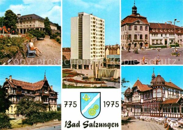 Salzungen Bad Kurhaus Leninplatz Markt Kindersanatori