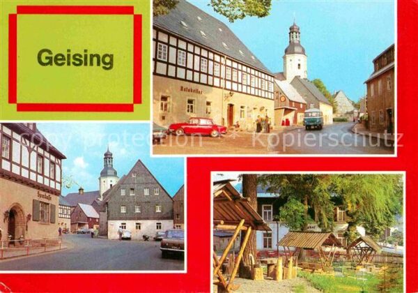 Geising Erzgebirge Hauptstraße Geisinghof