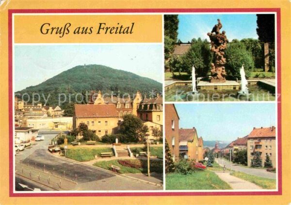 Freital Storchenbrunnen Wilhelm Pieck Straße