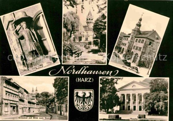 Nordhausen Thueringen Roland Meyenburgmuseum Altes Rathaus Gr