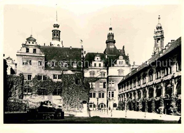 Dresden Stallhof vor der Zerstörung