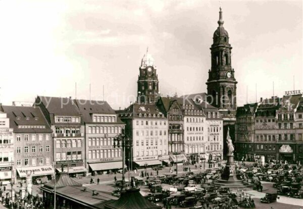 Dresden Altmarkt Siegesdenkmal Kreuzkirche