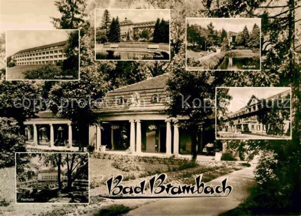 Brambach Bad Festhalle Vogtland Haus Kurpark Curie H