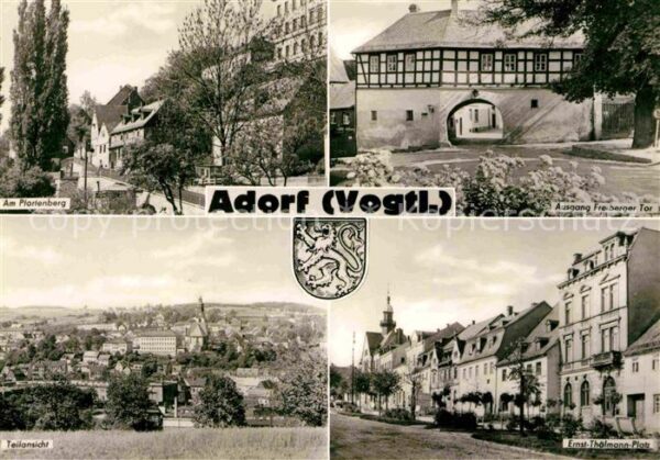 Adorf Vogtland Freiberger Tor Ernst Thälmann Platz Pfo
