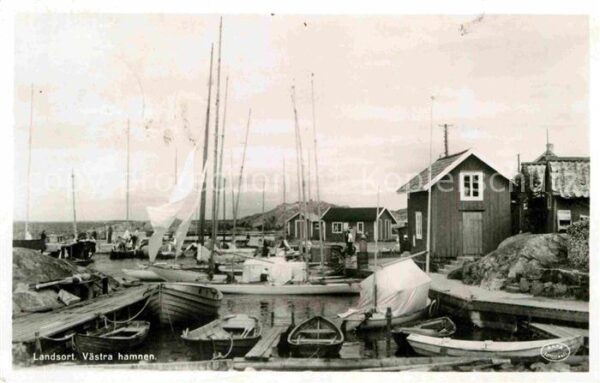 Landsort Västra hamnen Hafen
