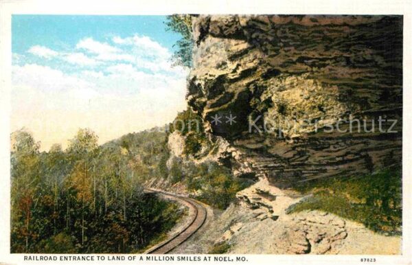Noel Railroad entrance to land of a million