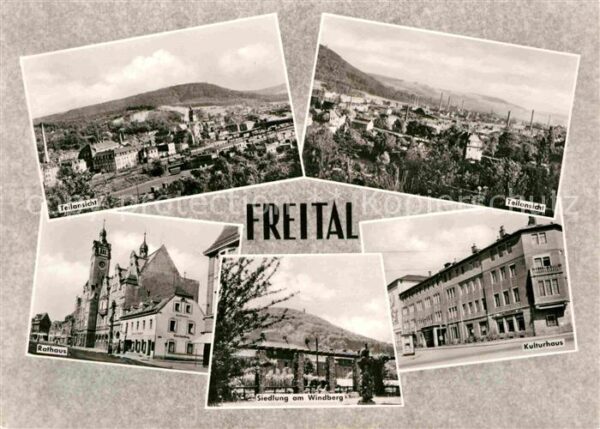 Freital Teilansichten Kulturhaus Siedlung am Wi