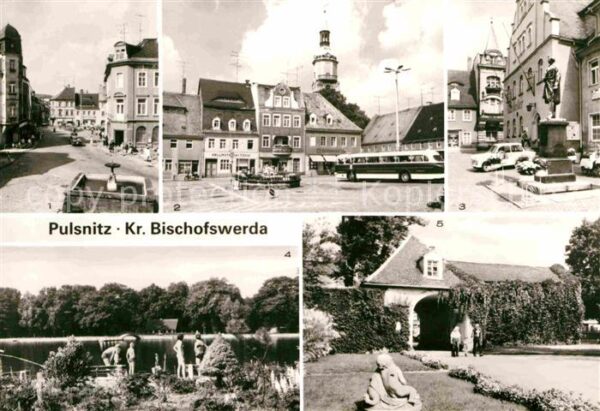 Pulsnitz Sachsen Ziegenbalgplatz Platz der Befreiung Rie