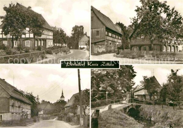 Bertsdorf-Hoernitz Teilansichten Strassenpartie Brücke