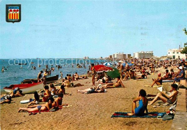 Rosas Costa Brava Cataluna Playa Strand
