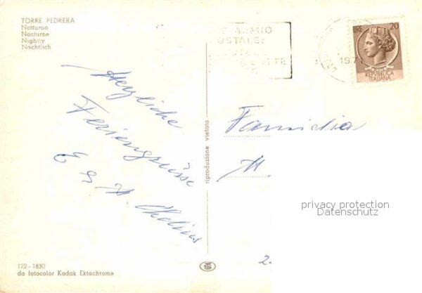 Torre Pedrera Hotel Ristorante Villa Rosa notturno – Bild 2