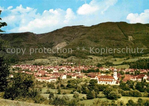 Wehr Baden Panorama Wehratal Schwarzwald